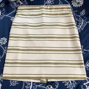 J.Crew Stripped Pencil Skirt